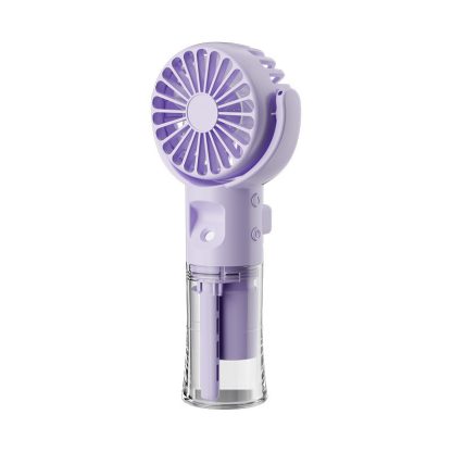 Portable Handheld Spray Fan 4-Speed Water Spray Mist Fan Summer Cooling Artifact USB Charging Summer Supplies Outdoor Mini Fan - Image 3