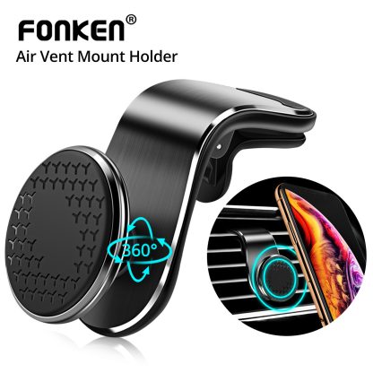 Magnetic Car Phone Holder – 360° Air Vent Mount for Smartphones - Image 5
