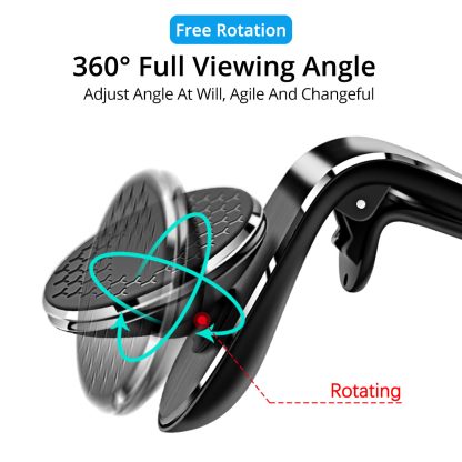 Magnetic Car Phone Holder – 360° Air Vent Mount for Smartphones - Image 4