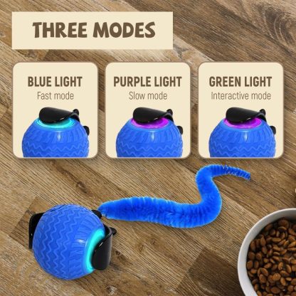 Smart Interactive Cat Ball Toy – Self-Rolling Mouse Toy for Indoor Cats - Image 4