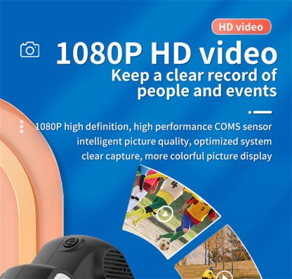 Retro Mini Camera With Screen 1080p HD Portable Very Small Video Support Holiday Gifts - Image 8
