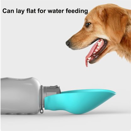 800ml Portable Leakproof Dog Water Bottle with Foldable Bowl – Perfect for Outdoor Walks & Travel - Image 5