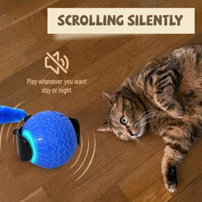 Smart Interactive Cat Ball Toy – Self-Rolling Mouse Toy for Indoor Cats - Image 7